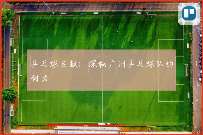 乒乓球巨献：探秘广州乒乓球队的耐力